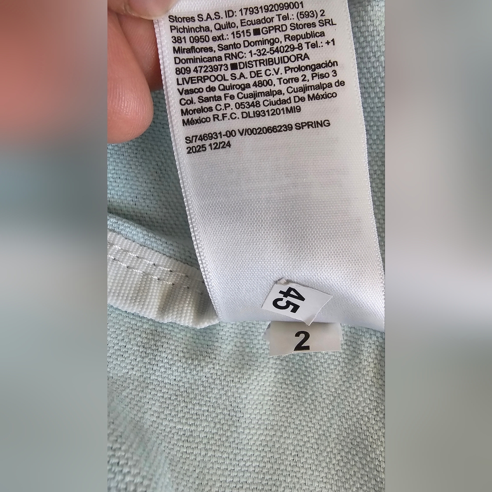 ATHLETA Ombre Blue Canvas Tote Bag Large. Beach,Gym, Shopping - Picture 7 of 7